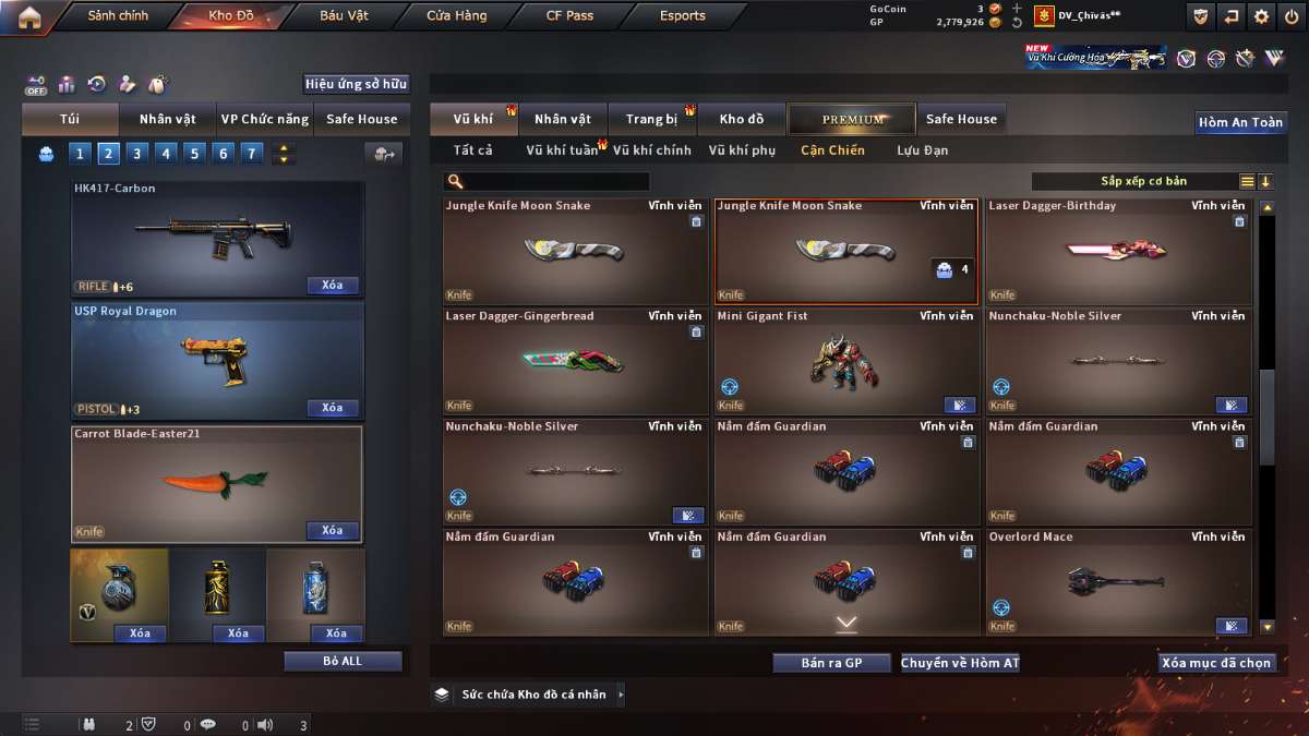 shop acc cf uy tin gia re